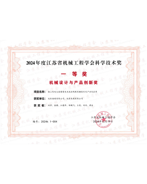 2023年度电力科技创新奖二等奖